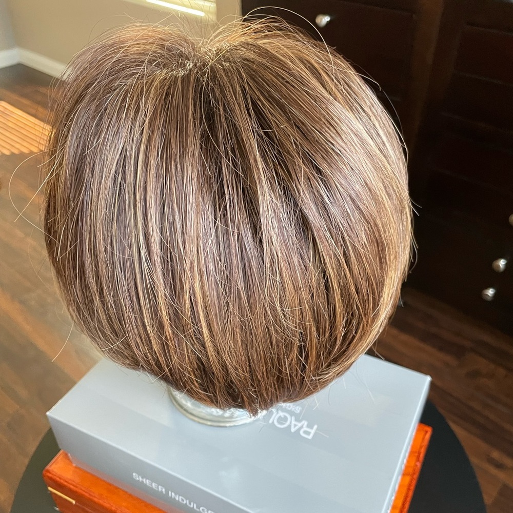 Hair Topper with faux fringe - Pet & Smoke free home!